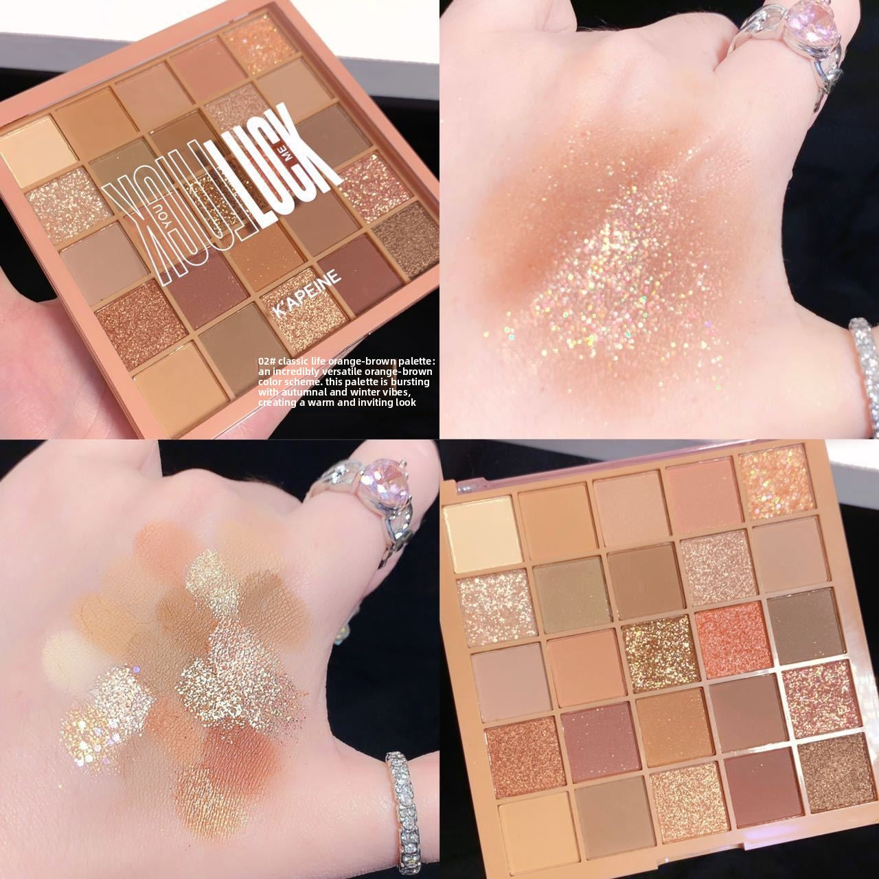 25-Color Lucky Rubik's Cube Eye Shadow Palette