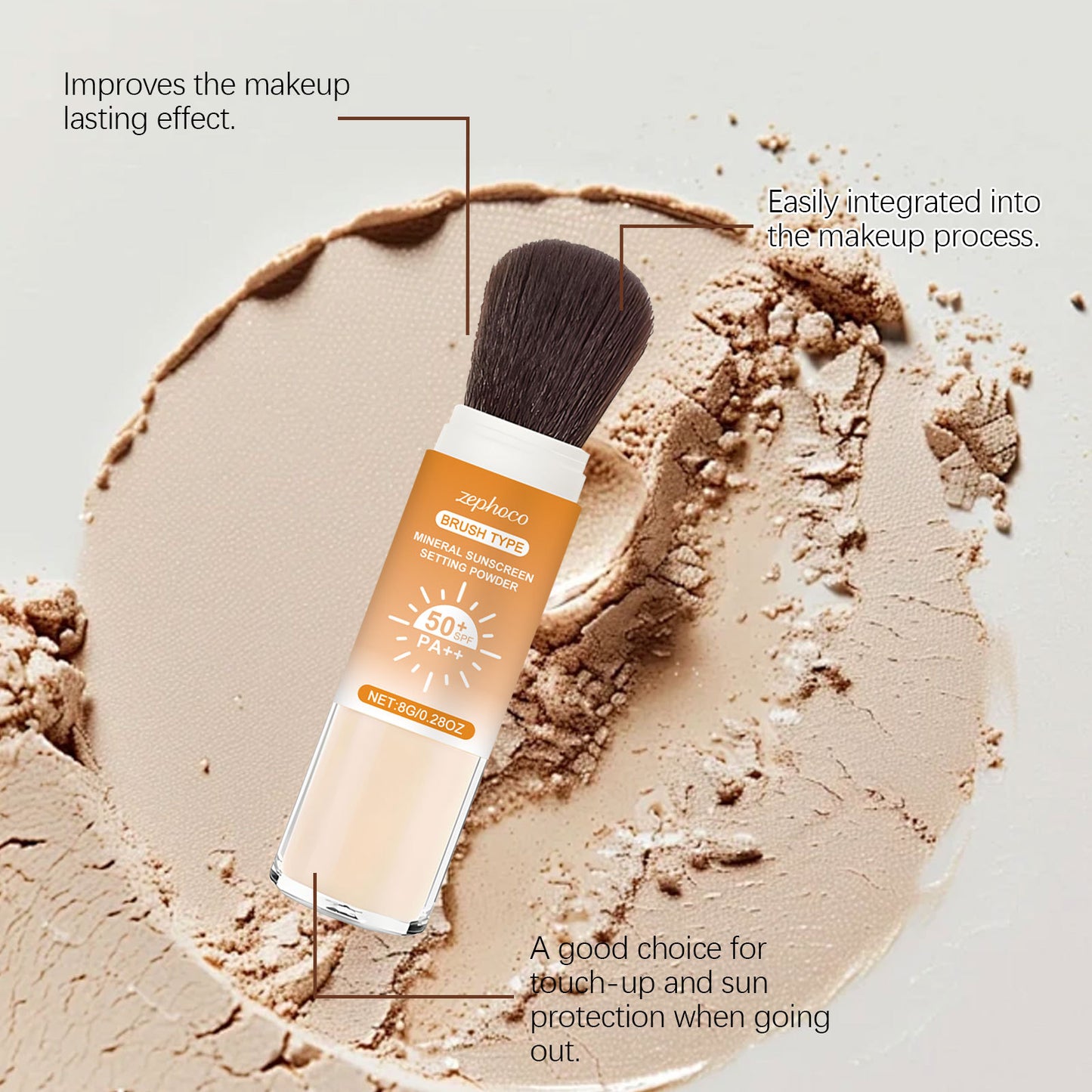 Zephoco Oil Control Pressed Powder