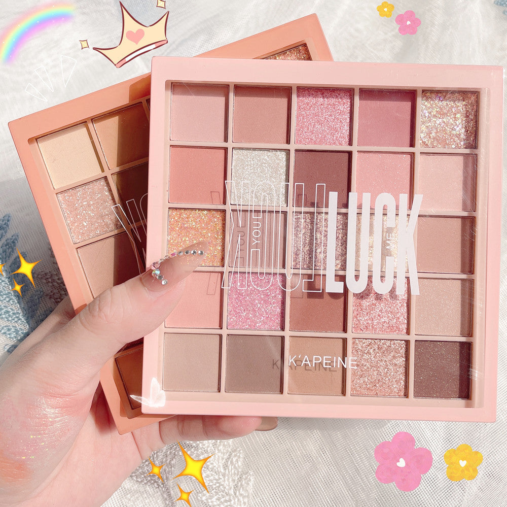 25-Color Lucky Rubik's Cube Eye Shadow Palette