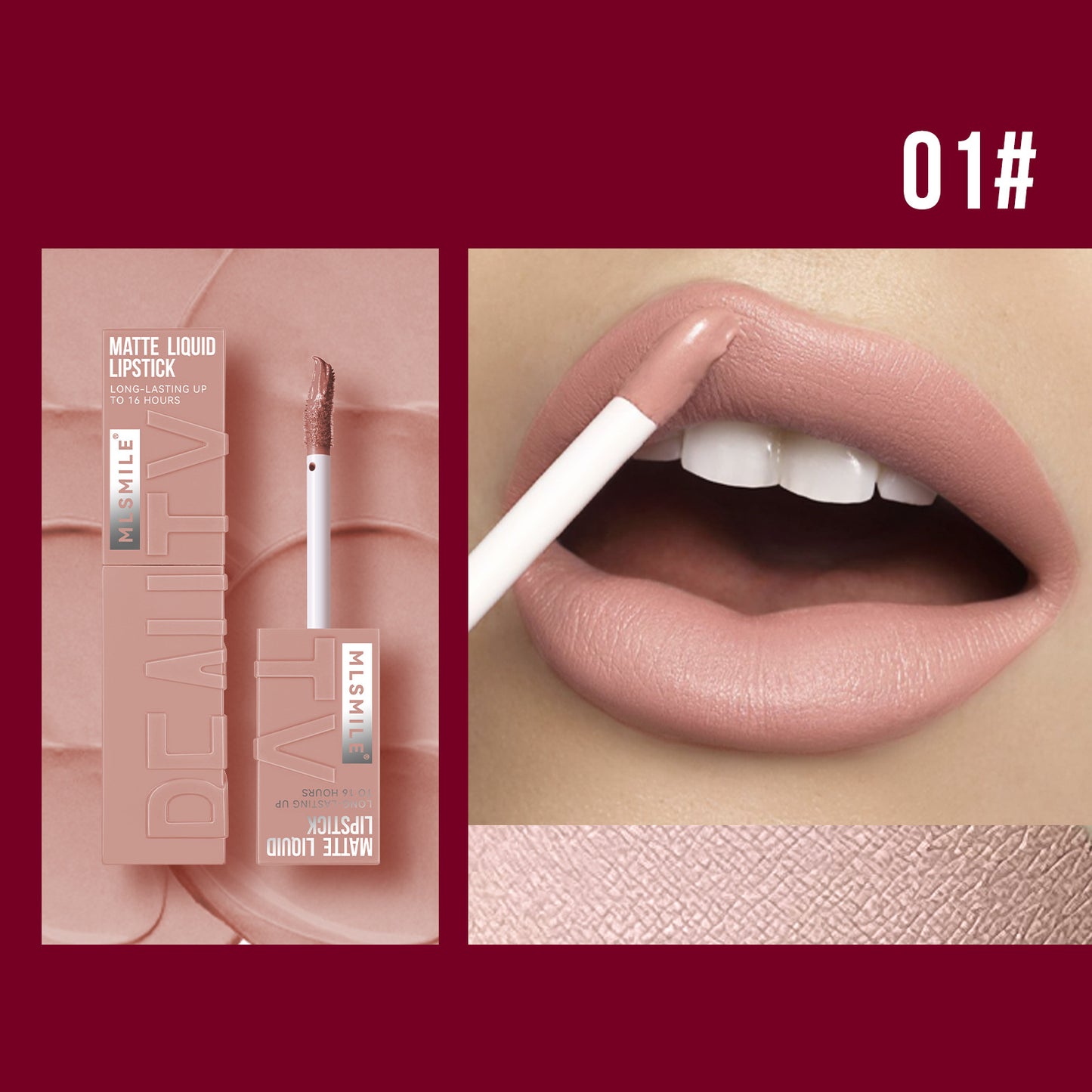 Non stick cup lip gloss matte liquid lipstick
